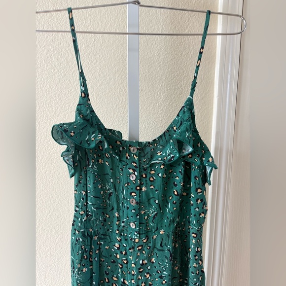 Anthropologie Kachel Ruffled Jumpsuit - Size 6 - Picture 7 of 9